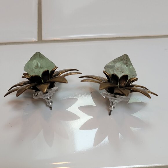 Artisan Made Statement Earrings - Picture 3 of 7